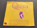 Queen Bohemian Rhapsody FRENCH 7” Vinyl Record With Picture Sleeve EMI  VG+