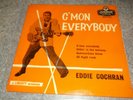 EDDIE COCHRAN CMON EVERYBODY EP MISPRESS DECCA COVER ROCK N ROLL ROCKABILLY