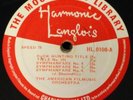 78rpm Harmonic Langlois Charles Brull HL 108 Rare Music Library Jack Shaindlin
