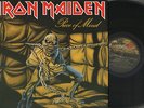 LP IRON MAIDEN PIECE OF MIND MADE IN ITALY 1° PRESS 1983 GATEFOLD SLEEVE EX+/EX+