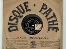 78 RPM Sapphire 9 3/8in V Marignan Belhomme Disk Sound Sing Xmas -pathe 175