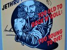 JETHRO TULL Too Old To Rock and Roll SIGNED Vinyl LP RARE Ian Anderson