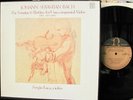 Sergiu Luca/Bach Solo Violin Sonatas & Partitas Nonesuch Stereo Box Set