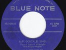 Beat Jazz Noir BABS GONZALES w/JIMMY SMITH 'Round About Midnight 45 Blue Note