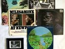5 Miles Davis LPs & Photo - Silent Way Bitches Brew Tallest Trees Monk Jazz Song