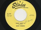 STARDAY TwinSpin Rockabilly ROCK ROGERS That Ain't It/Little Rock Rock M- HEAR