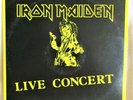 Iron Maiden Live Concert Vinyl Double LP Manchester England 4-3-1982 Rare