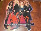VIXEN Edge of a Broken Heart LIMITED SHAPED PICTURE DISC EMI MANHATTAN RECORDS