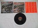 BON JOVI - SLIPPERY WHEN WET - VINILE LP EDIZIONE LIMITATA SANREMO 1988 POSTER