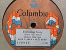 Prewar/Hot Jazz 78 RPM KING OLIVER Chattanooga Stomp COLUMBIA V+ LOUIS ARMSTRONG