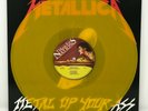 Metallica Metal Up Your ASS Yellow Colored Vinyl Import LP Record Kill em all