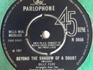 BILLY FURY: BEYOND THE SHADOW OF A DOUBT / BABY DO YOU LOVE ME? (PARLOPHONE)