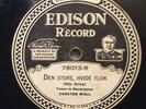 Carsten Woll – Edison Diamond Disc 78013: Den store, hvide flok/Saeterjentens