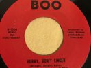 Brothers Of Soul - Hurry Dont Linger - Boo : Northern Soul US Original, Mint -