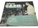 JOHNNY CASH SINGS HANK WILLIAMS ORIGINAL 1958 EP 45 RPM EXCELLENT