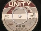 D. TONY LEE Peyton Place / Red Gal Ring Unity U.K. Ska Skinhead Reggae 45 HEAR
