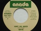Rare Modern Soul Funk SKYE Aint No Need / Dance EX ANADA 100 Original 45 HEAR