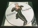 Madonna: Who’s That Girl/White Heat. 12” Picture Disc Single.