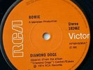 DAVID BOWIE - Diamond Dogs / Holy Holy. RARE Aussie/OZ  RCA 7