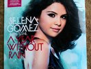 Selena Gomez A Year Without Rain Translucent Ice Blue & Black Splatter Vinyl LP