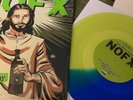 NOFX Never Trust A Hippy Yellow Blue vinyl EP Against Me Face to Face Lagwagon