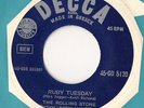 ROLLING STONES - RUBY TUSDAY   GREEK MISS-PRINT 45 PLAYS EX++  LOOK