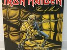 IRON MAIDEN / PIECE OF MIND JAPAN PROMO ISSUE LP W/INSERT, POSTER