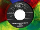 CAMELOTS / BOOTLEGGERS Doo Wop MULTI COLOR 45rpm Chain of Broken Hearts/Rat Race