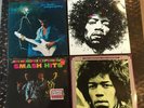 4 Jimi Hendrix Records- Essential, Smash Hits, Midnight Lightning, Kiss The Sky