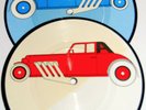 The Cars-Best Friend's Girl & Just What I Needed  Pic Discs red car faces left