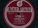78tk-R&B-UNITED ARTIST 161-Martha Davis-(I'm Fer It/The Be Bop Bounce)-SCARCE
