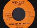 JESTERS: please let me love you / i'm falling in love Winley Records 7
