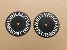 Crass: Reality Asylum  - rare printers label samples
