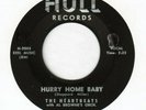Doo Wop THE HEARTBEATS Hurry Home Baby Darling How Long HULL Rare Original 45 VG
