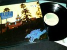 EAGLES Hotel California (1976) 7E-1084 1ST PRESSING Shrink HYPE STICKER + Poster