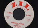TOMMY BELL: midnight dreams / swamp gal Zil Records 7