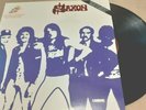 SAXON-DENIM AND LEATHER-LP Mexico Promo Radio Unique cover PS CARRERE