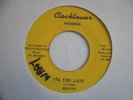 SCOTTY It's Too Late CLOCKTOWER Killer  Soul Cover Reggae 7