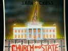 Iron Cross-Church And State-Original ARTIST ARTWORK COVER ART-Illustration Bd.