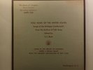 FOLK MUSIC OF THE United States   MICHIGAN LUMERJACKS   LIBRARY OF CONGRESS LP