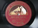 78rpm COMEDIAN HARMONISTS - HEUTE NACHT ODER NIE / AUF WIEDERSEHEN, MY DEAR