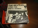 THE BEATLES 45 I FEEL FINE+PS DENMARK RARE 1965