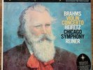 Brahms Violin Concerto - Heifetz, Reiner - Chicago Symphony US LP LSC-1903