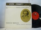 NM MINUS HEIFETZ BEETHOVEN VIOLIN CONCERTO RCA LSC 1992 LIVING STEREO LP (1956)%