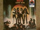 KISS LOVE GUN VINYL NEW  EXCLUSIVE LIMITED EDITION TANGERINE AQUA SPLATTER LP