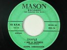 Black Gospel 45 - Gospel Ambassadors - I Am A Witness - Mason - mp3