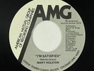 Funk Gospel 45 - Mary Holston - I'm Satisfied - AMG - mp3 - autograph