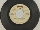 The Temptations ?– The Way You Do The Things You Do white label promo 45 RARE