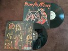 SLAYER SHOW NO MERCY (1983) and SLAYER REIGN IN BLOOD (1986) USED GOOD CON.
