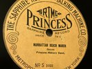 Scarce 1911 Label-Princess Sapphire S-1025 Princess Military Band plays Sousa